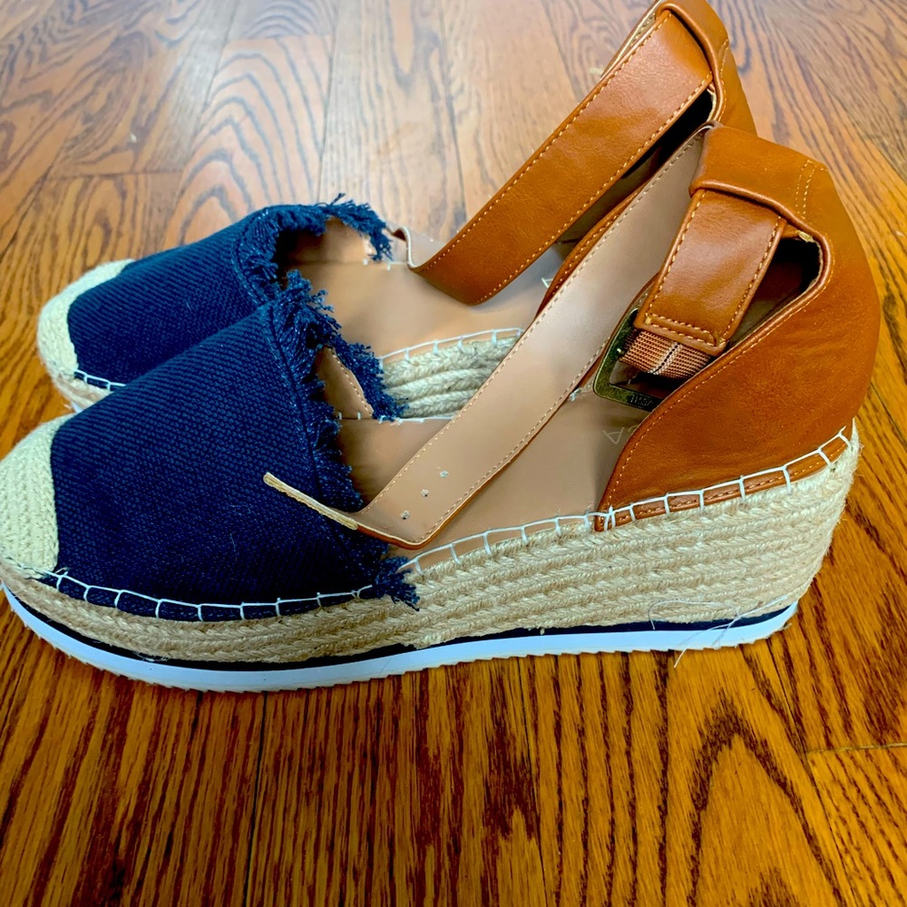 Nautical espadrille women’s Valeria wedge sandals